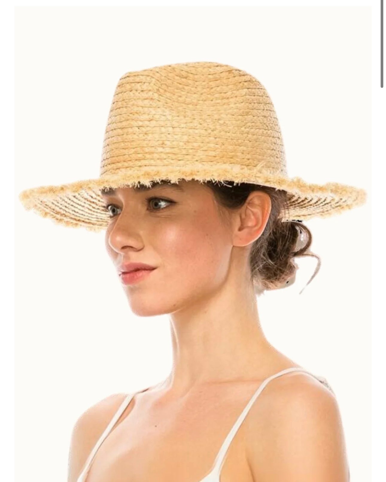 Simple & sweet beach hat