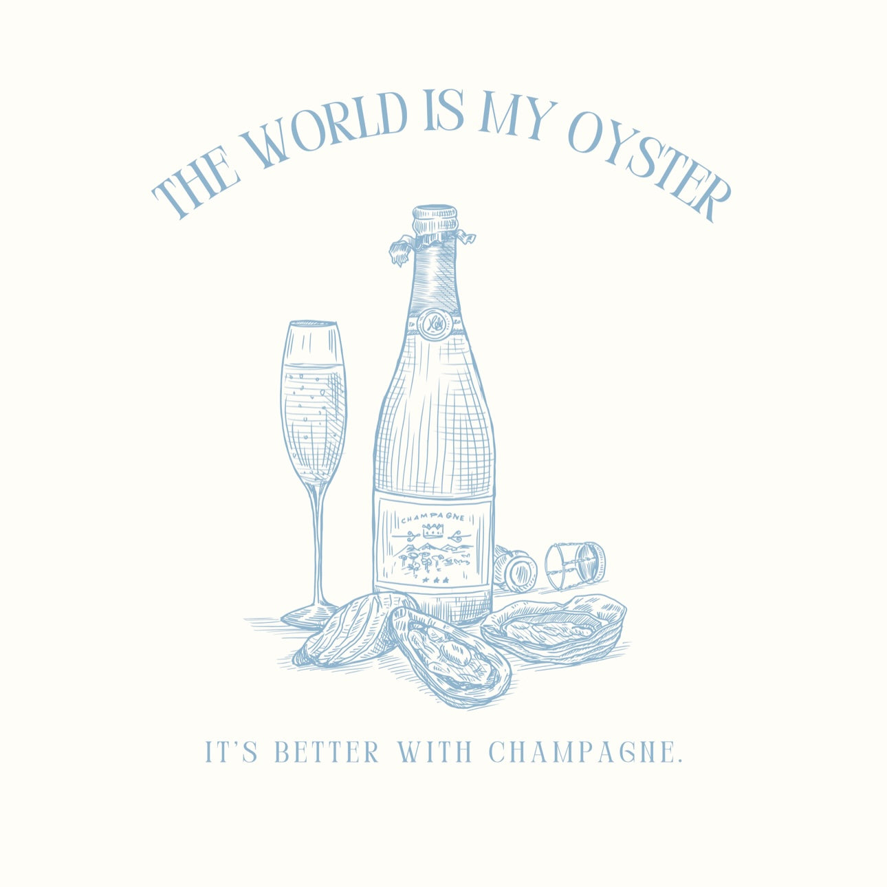 Oysters & Champagne T-Shirt