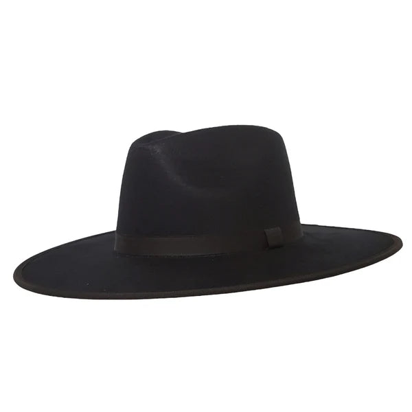 Black Wild West - Gamusa Customized Flat Brim Hat