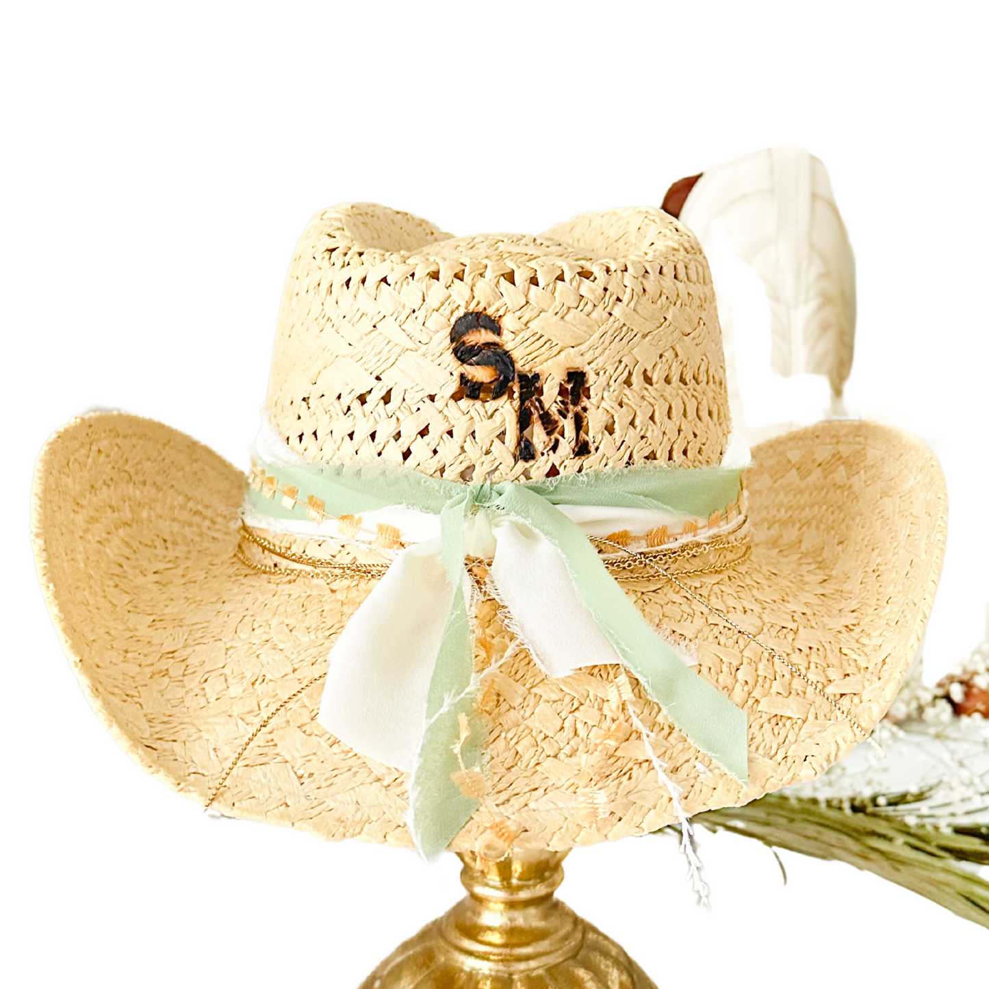 Decorated Coastal Cowgirl Hat