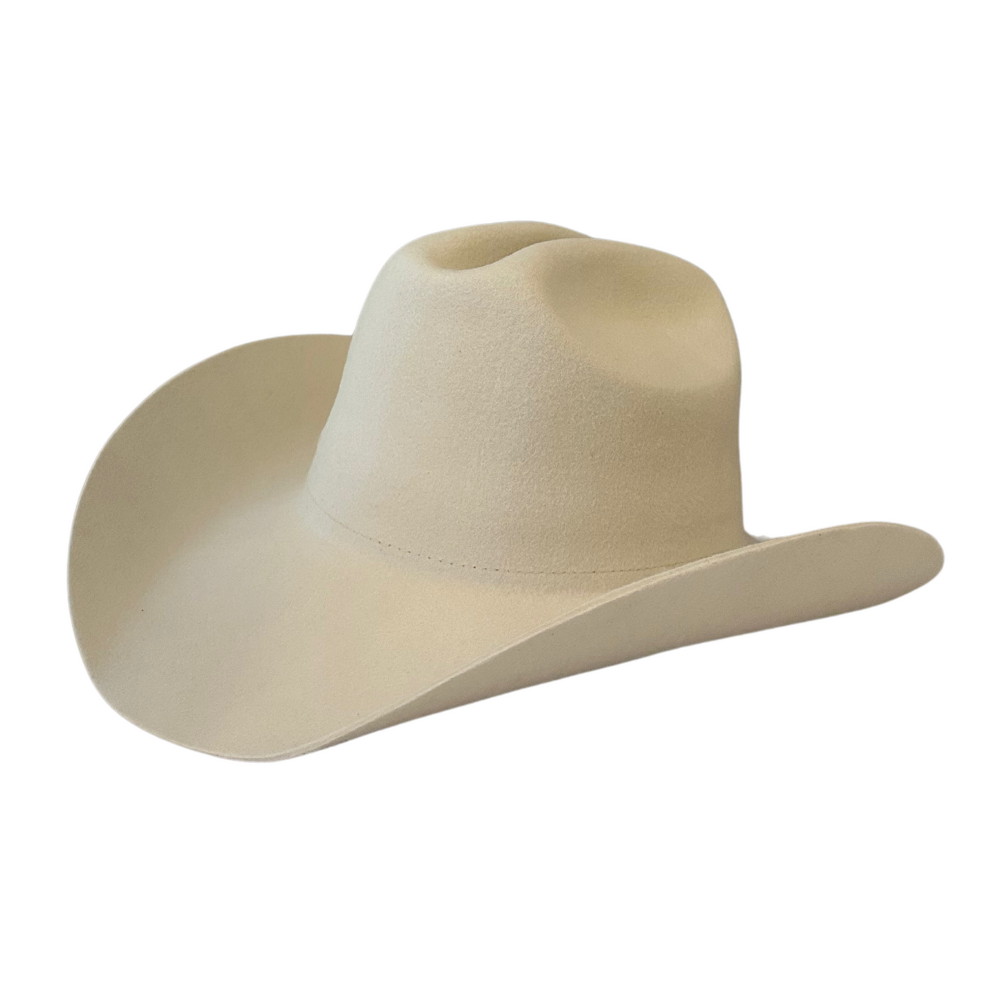 Customizable Cream Wool Cowgirl hat